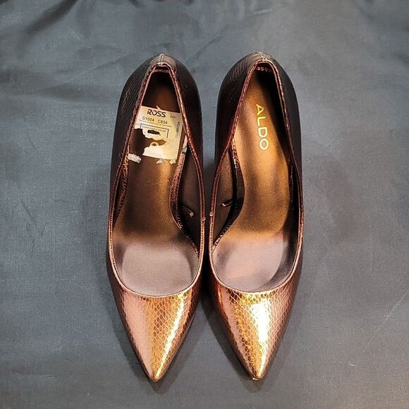 BRAND NEW ALDO LEOPARD POINTY TOE HIGH HEEL STILETTO PUMP G1 - Picture 2 of 16